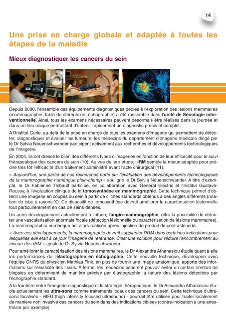 Cancers du Sein - Institut Curie