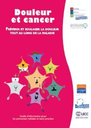 Guide Douleur et Cancer - Institut National Du Cancer