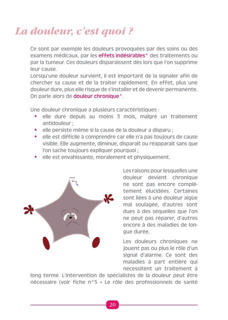 Guide Douleur et Cancer - Institut National Du Cancer