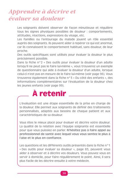 Guide Douleur et Cancer - Institut National Du Cancer