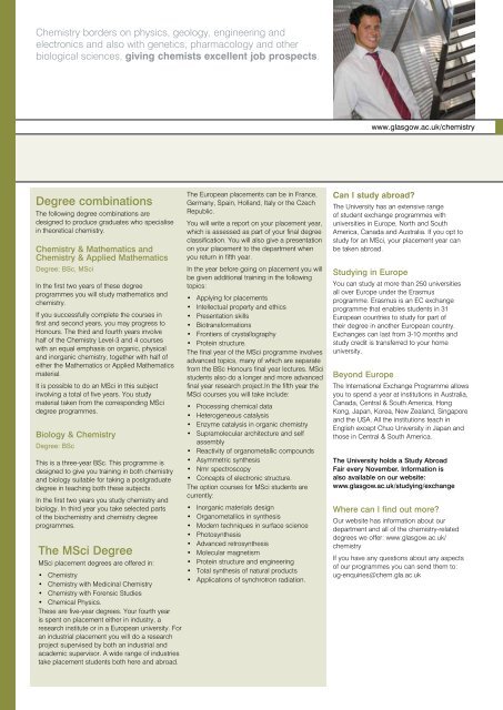 Chemistry Study [PDF] - University of Glasgow