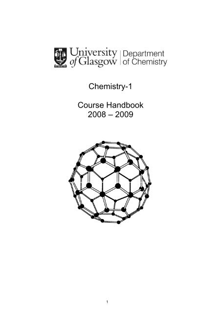 Chem 1 Handbook - School of Chemistry - University of Glasgow