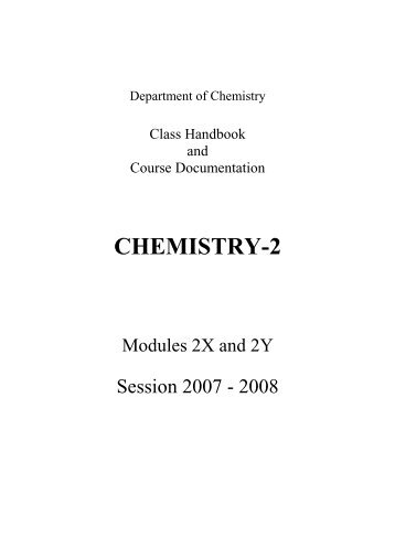 chemistry-2 - University of Glasgow