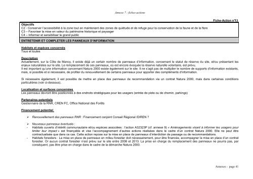 Document d'objectifs - DREAL Franche-Comté