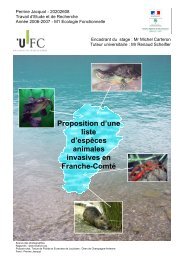 Espèces invasives animales - DREAL Franche-Comté