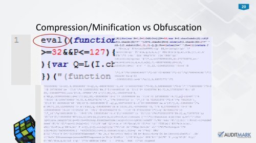 JavaScript Obfuscation
