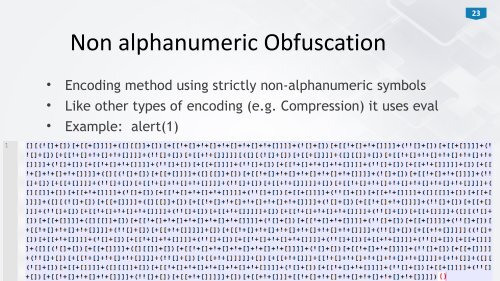 JavaScript Obfuscation