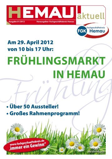 Frühlingsmarkt in hemau - Fachgeschäftekreis Hemau eV