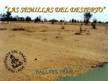 LAS ROSAS DEL DESIERTO - Tu patrocinio