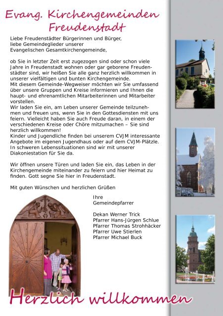 Gemeindeprospekt! - Evangelische Kirchengemeinde Freudenstadt