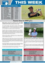 Kaymer driven for BMW glory - European Tour