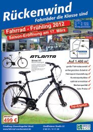 Fr 10 - Fahrradladen Rückenwind