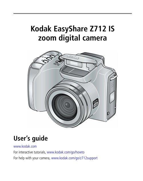 Kodak Easyshare Z712is 7.1mp Appareil photo numérique 12x Zoom