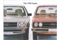 Page 1 Page 2 AUDI 5000- I978 SPECIFICATIONS AUDI FOX 1978 ...