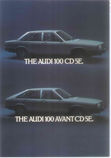 THE AUDI 100 AVANT CD 5E.