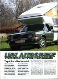 men einzuschweißen. Darauf - Audi 100