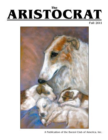 The Fall 2011 - Borzoi Club of America