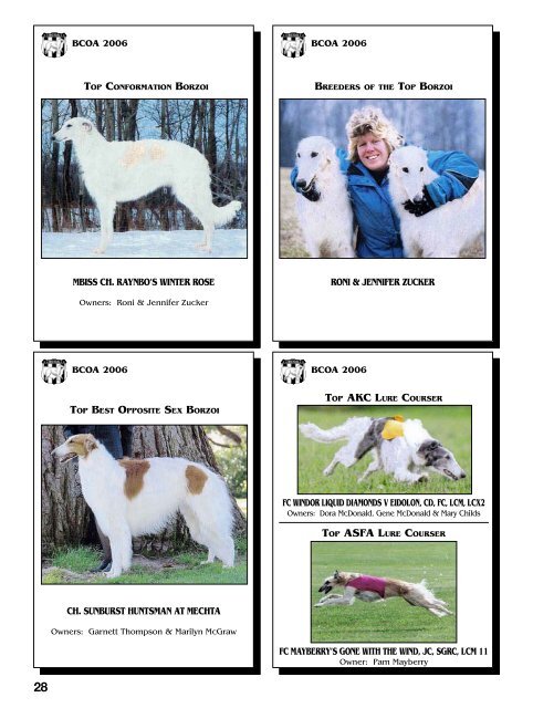 2007 National Supplement - Borzoi Club of America