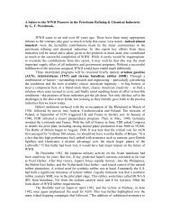 A Salute to the WWII Pioneers in the Petroleum Refining ... - CEMS