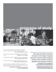 programs of study - Chipola College