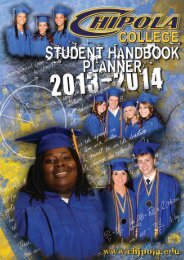 Student Handbook - Chipola College