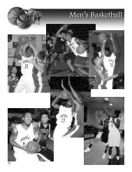 Men's Basketball (1.6MB - *.PDF) - Chipola College