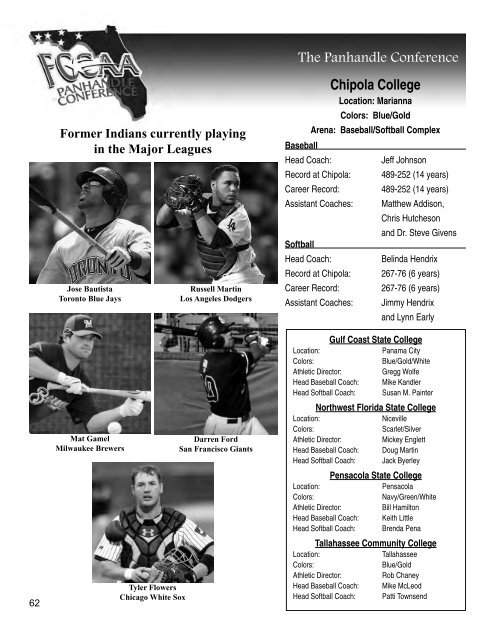Baseball (985Kb - *.PDF) - Chipola College