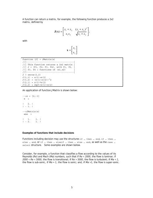 Programming with SCILAB (pdf)