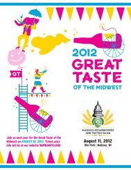 2012 program - Madison Homebrewers and Tasters Guild