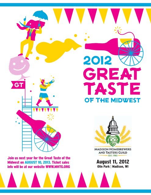 2012 program - Madison Homebrewers and Tasters Guild