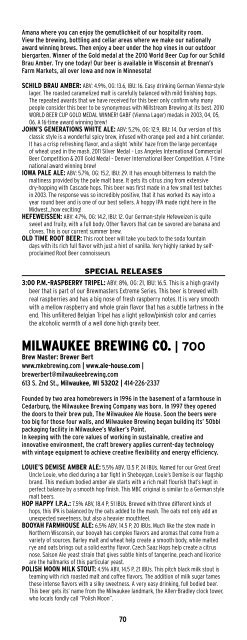 2012 program - Madison Homebrewers and Tasters Guild