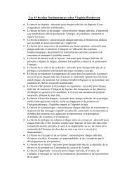 Guide dobservation des 14 besoins de letre humain
