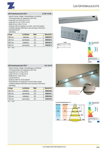 LED-Lichtsysteme 2014