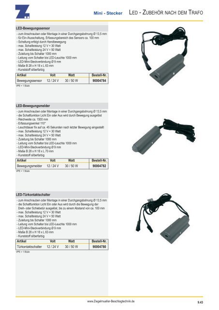 LED-Lichtsysteme 2014