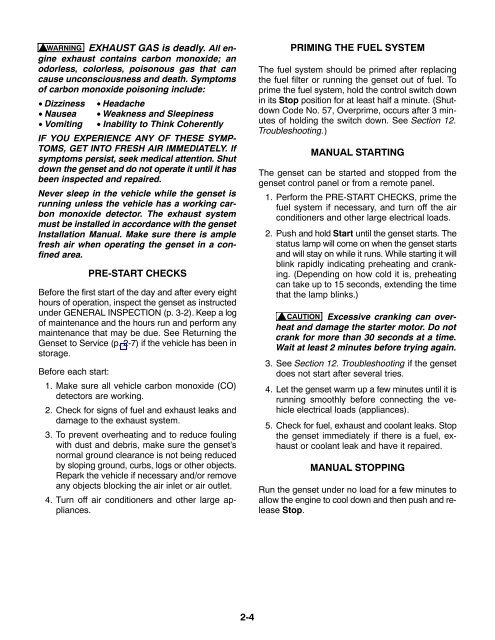 Caution: This document contains mixed page sizes ... - Cummins Onan