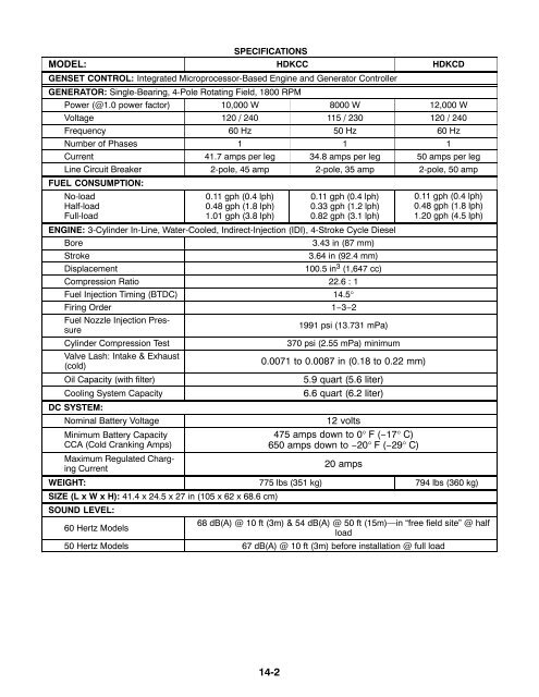 Caution: This document contains mixed page sizes ... - Cummins Onan