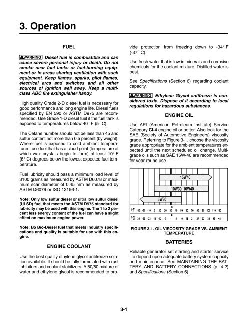 Operator Manual - Cummins Onan