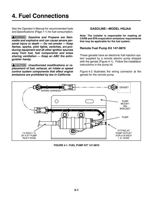 Caution: This document contains mixed page sizes ... - Cummins Onan