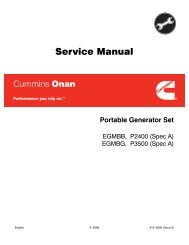 Service Manual - Cummins Onan