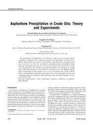 Asphaltene precipitation in crude oils: Theory and experiments