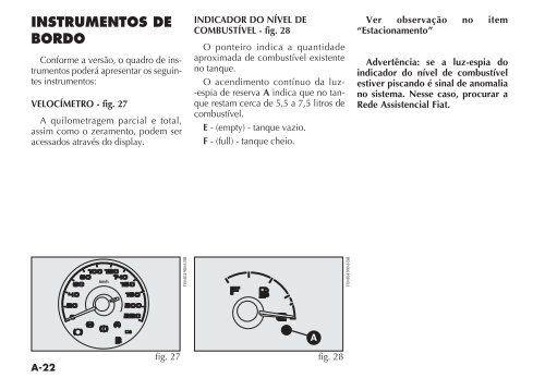 MANUAL DE USO E MANUTENÇÃO - Fiat