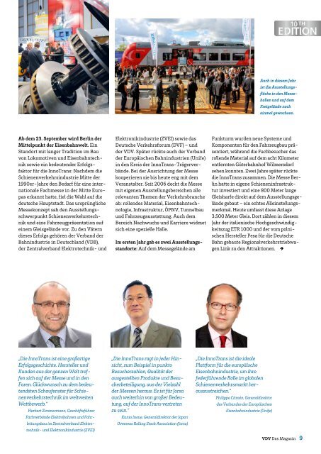 VDV Das Magazin Ausgabe August 2014