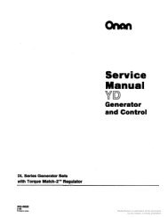 Service Manual - Cummins Onan