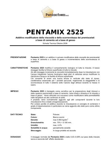 PENTAMIX 2525 - Pentachem.It