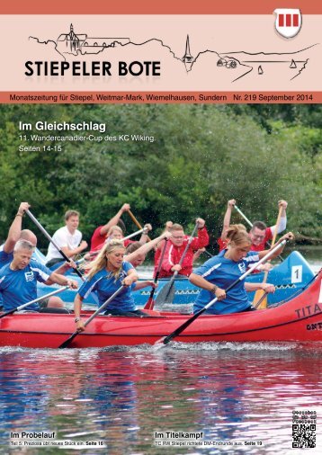 Stiepeler Bote 219 - September 2014