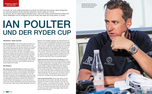 Interview mit Ian Poulter