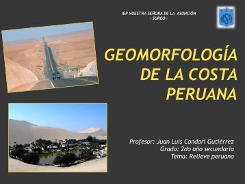 GEOMORFOLOGÍA DE LA COSTA PERUANA