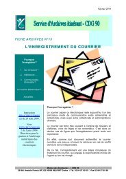 L'enregistrement du courrier - CDG90