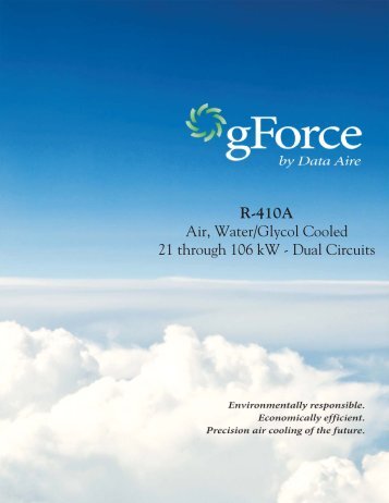 gForce R-410a Sales Brochure - Data Aire