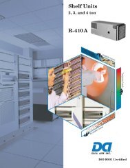 Shelf Units R-410A - Data Aire